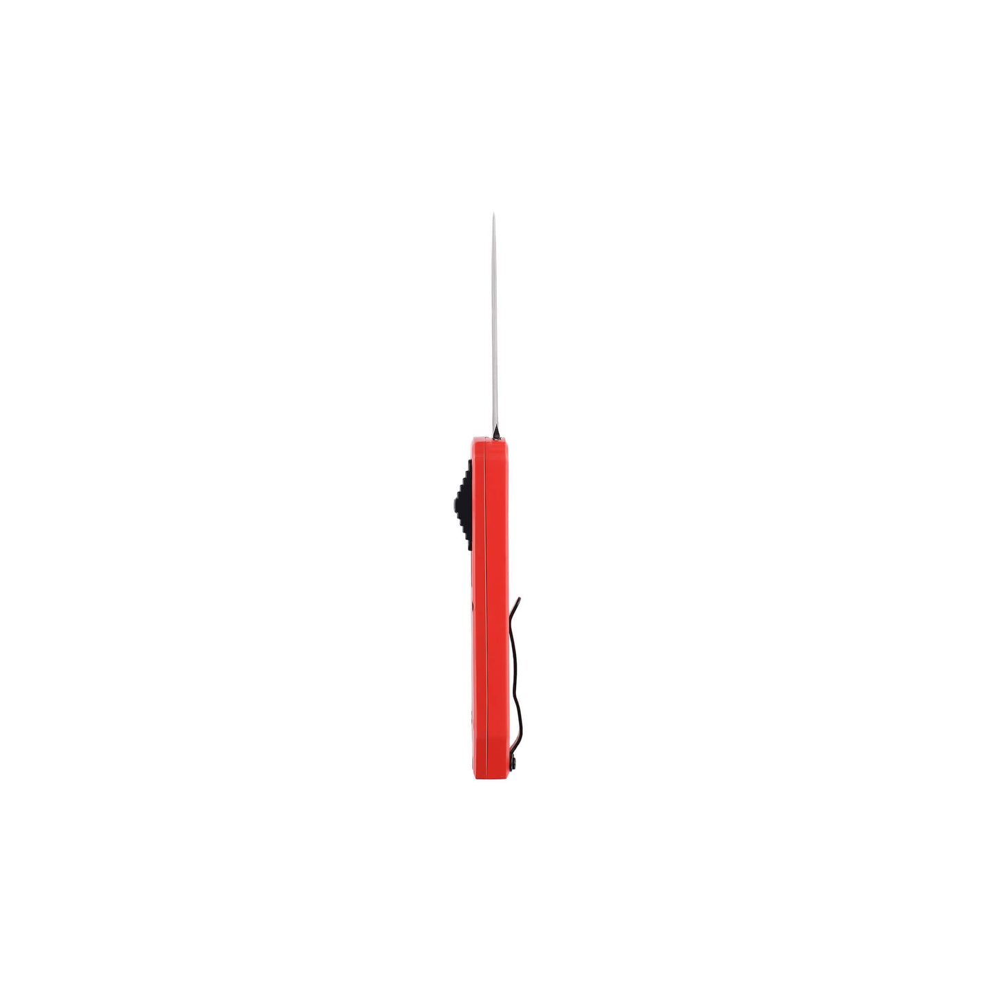 Red Hunting, fishing, EDC Mini automatic OTF knife Xkarve with spear point blade, Zinc alloy handle and lanyard hole.
