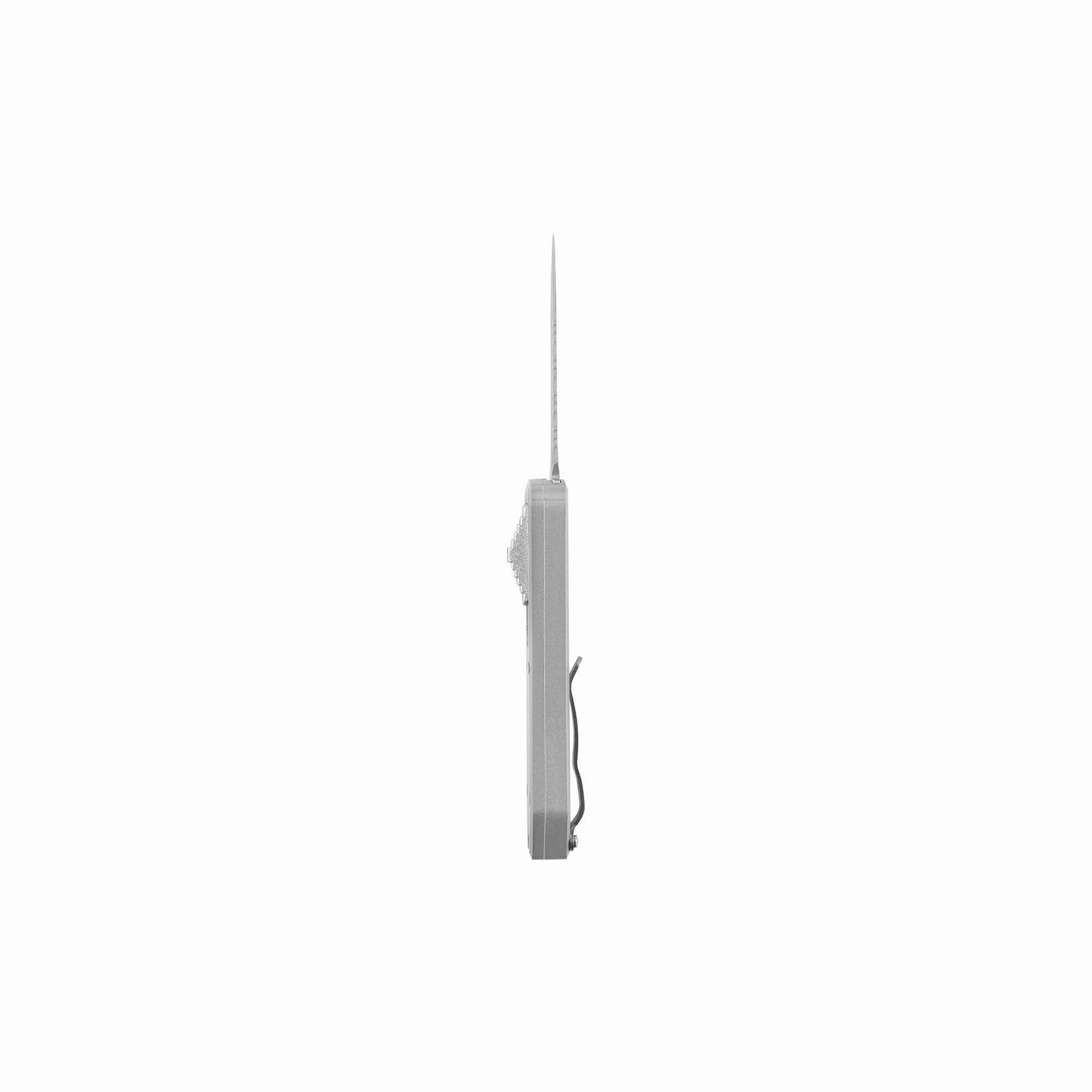 Hunting, fishing, EDC Mini automatic OTF knife Xkarve with serrated spear point blade, Zinc alloy handle and lanyard hole.