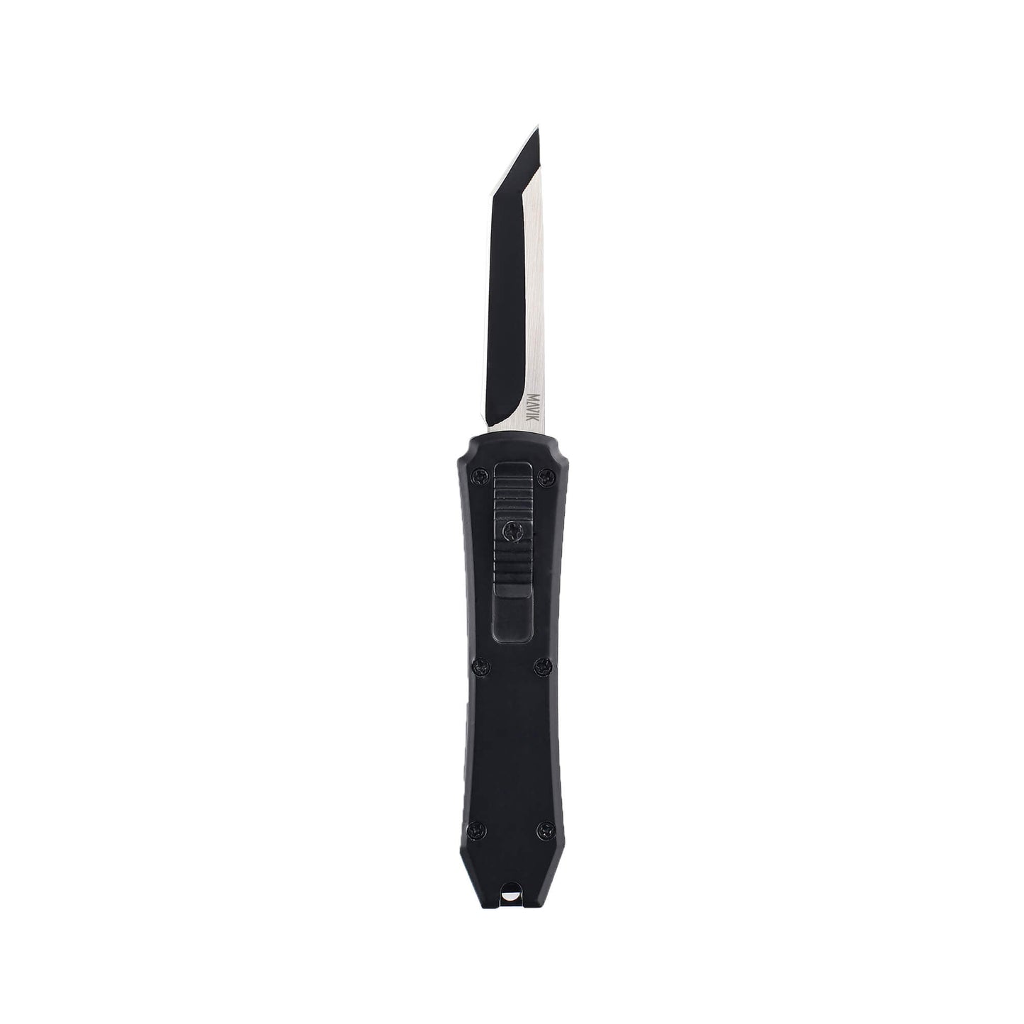 Hunting, fishing, EDC Mini automatic OTF knife Xkarve with american tanto blade, Aluminum Alloy handle and pocket clip.