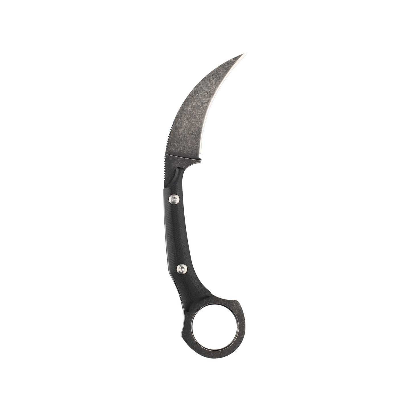 Black fixed-blade knife Sigurd from Mavik Gear made of 7Cr13 Steel and G10 for secure grip, with talon blade.