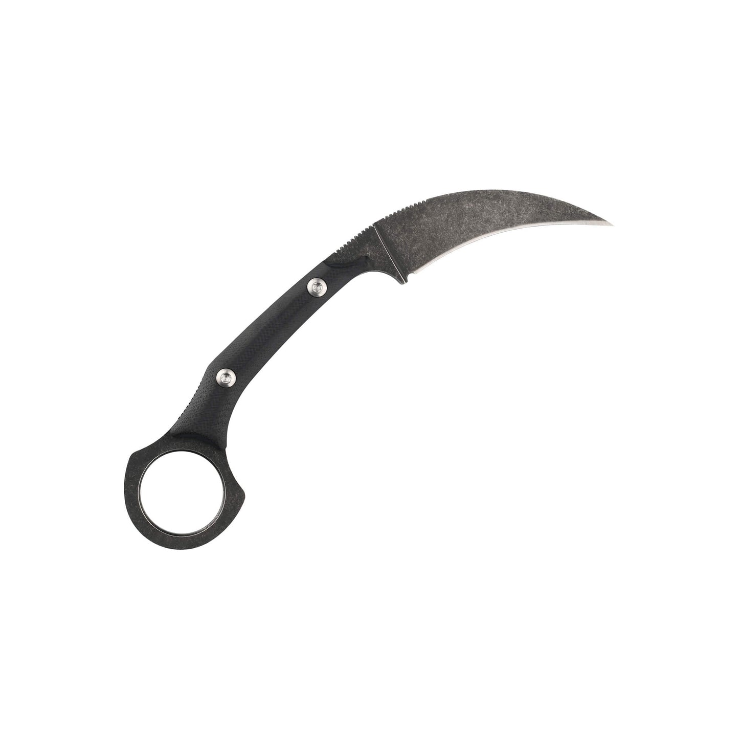 Black fixed-blade knife Sigurd from Mavik Gear made of 7Cr13 Steel and G10 for secure grip, with talon blade.