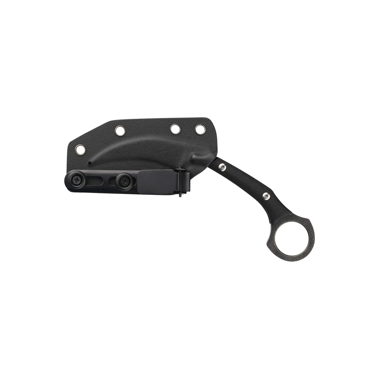 Black fixed-blade knife Sigurd from Mavik Gear made of 7Cr13 Steel and G10 for secure grip, with talon blade.