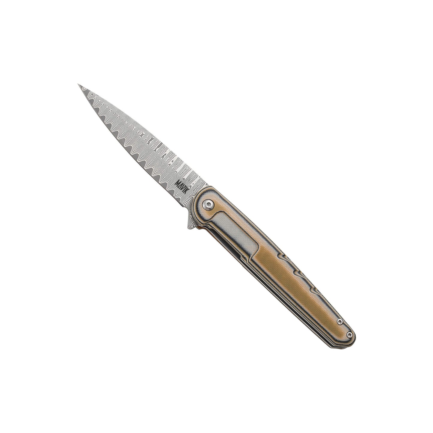 Compact Alicer folding knife with 3.32" 440C stainless steel blade, 4.56" G10 handle, and advanced grip. Weighs .18lbs