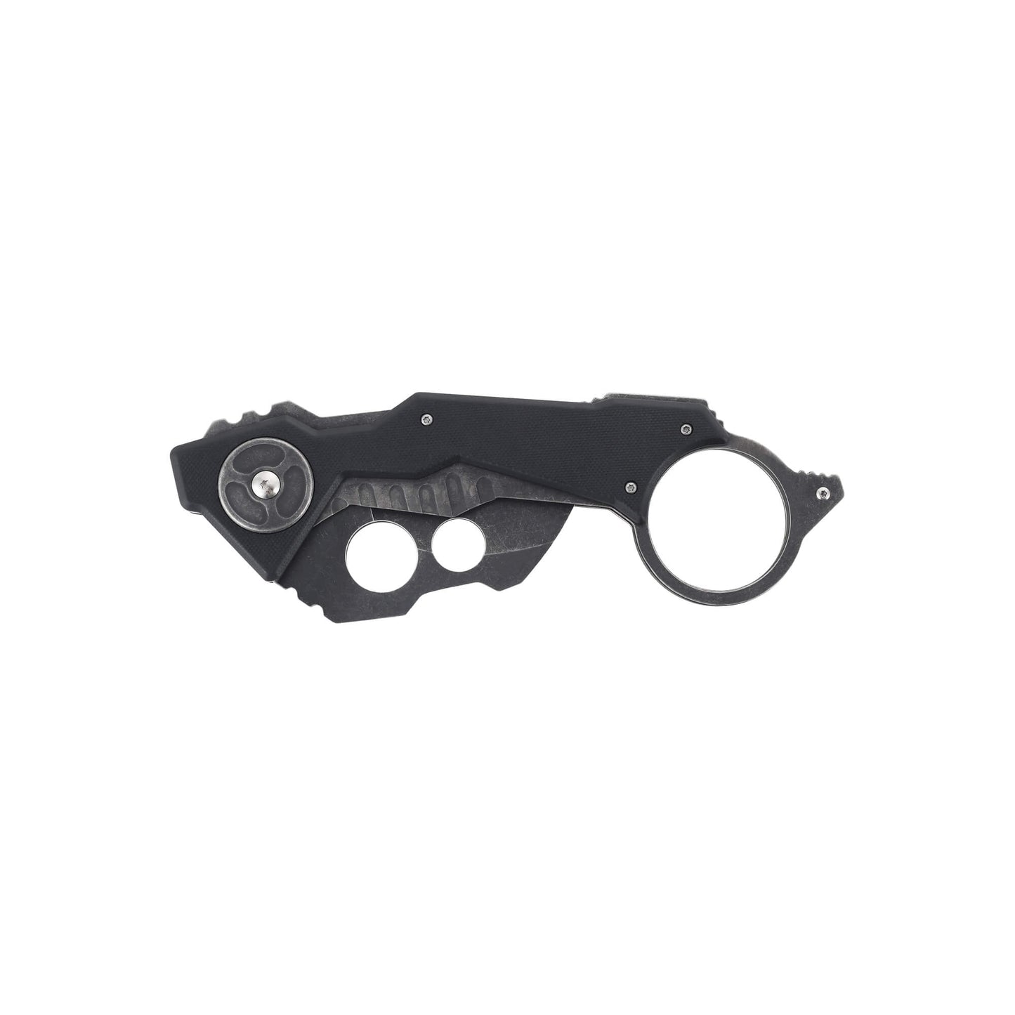 Folding knife Graze from Mavik Gear with 440C karambit blade, black G10 handle for secure grip and pocket clip.