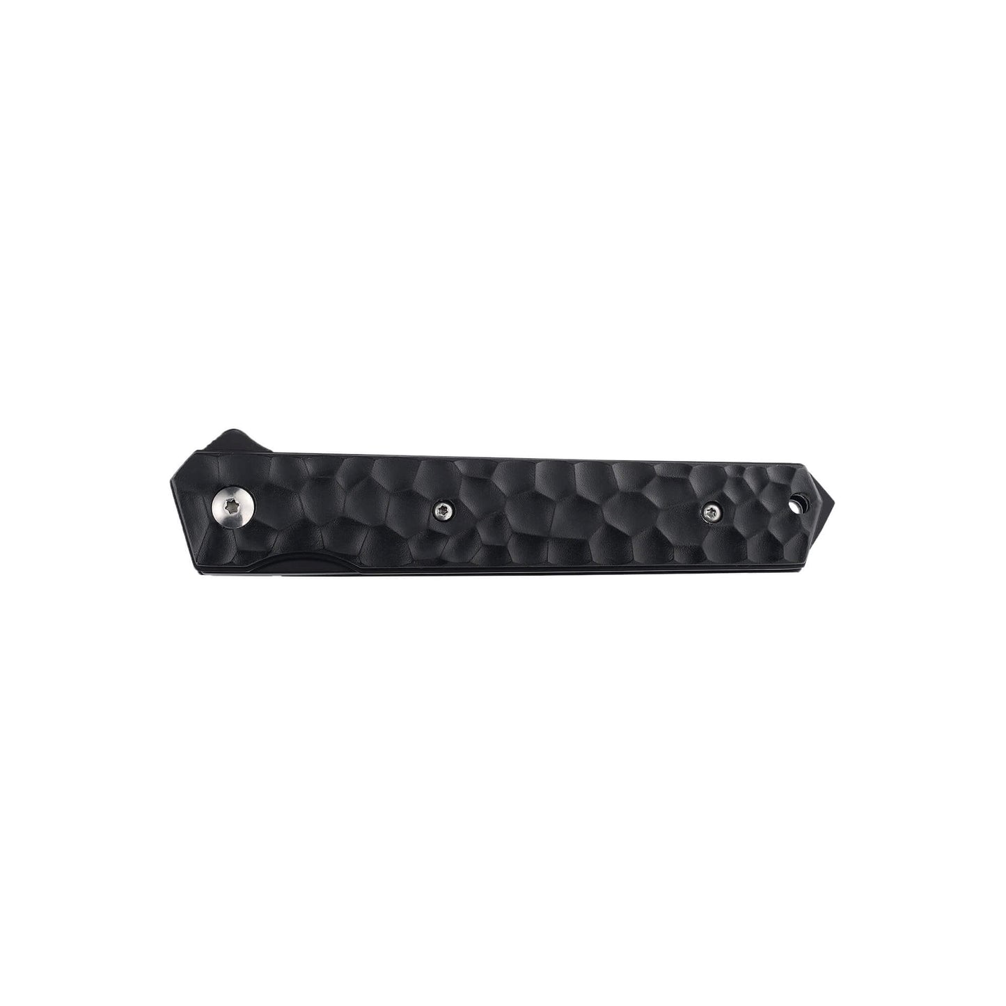 Folding knife Iren from Mavik Gear with D2 steel american tanto blade, Aluminum alloy handle, pocket clip, and lanyard hole.