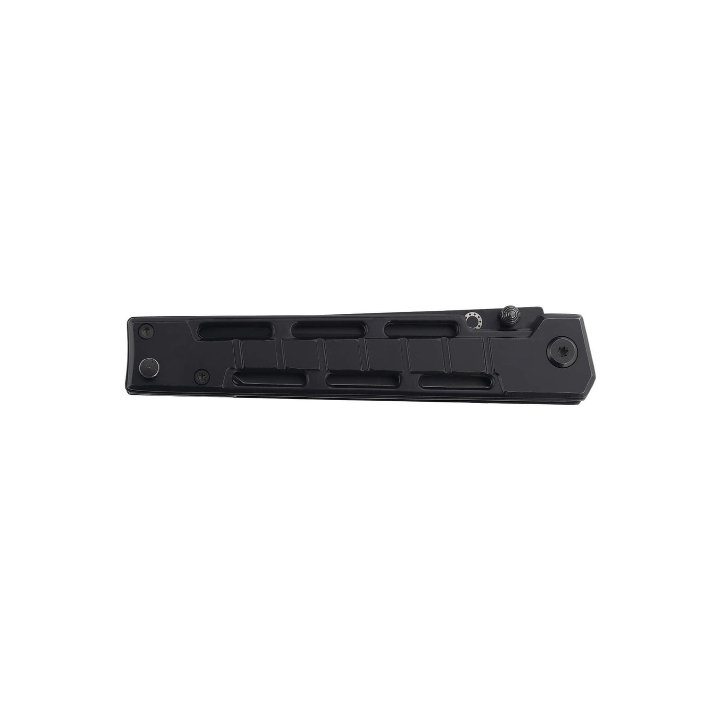 Folding EDC knife Sling Reap from Mavik Gear with 440C steel american tanto blade, aluminum alloy handle, and hip clip.