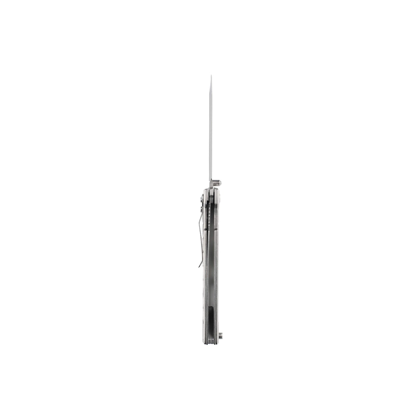 Folding knife Sling Reap from Mavik Gear with 440C steel american tanto blade, aluminum alloy handle, and hip clip.