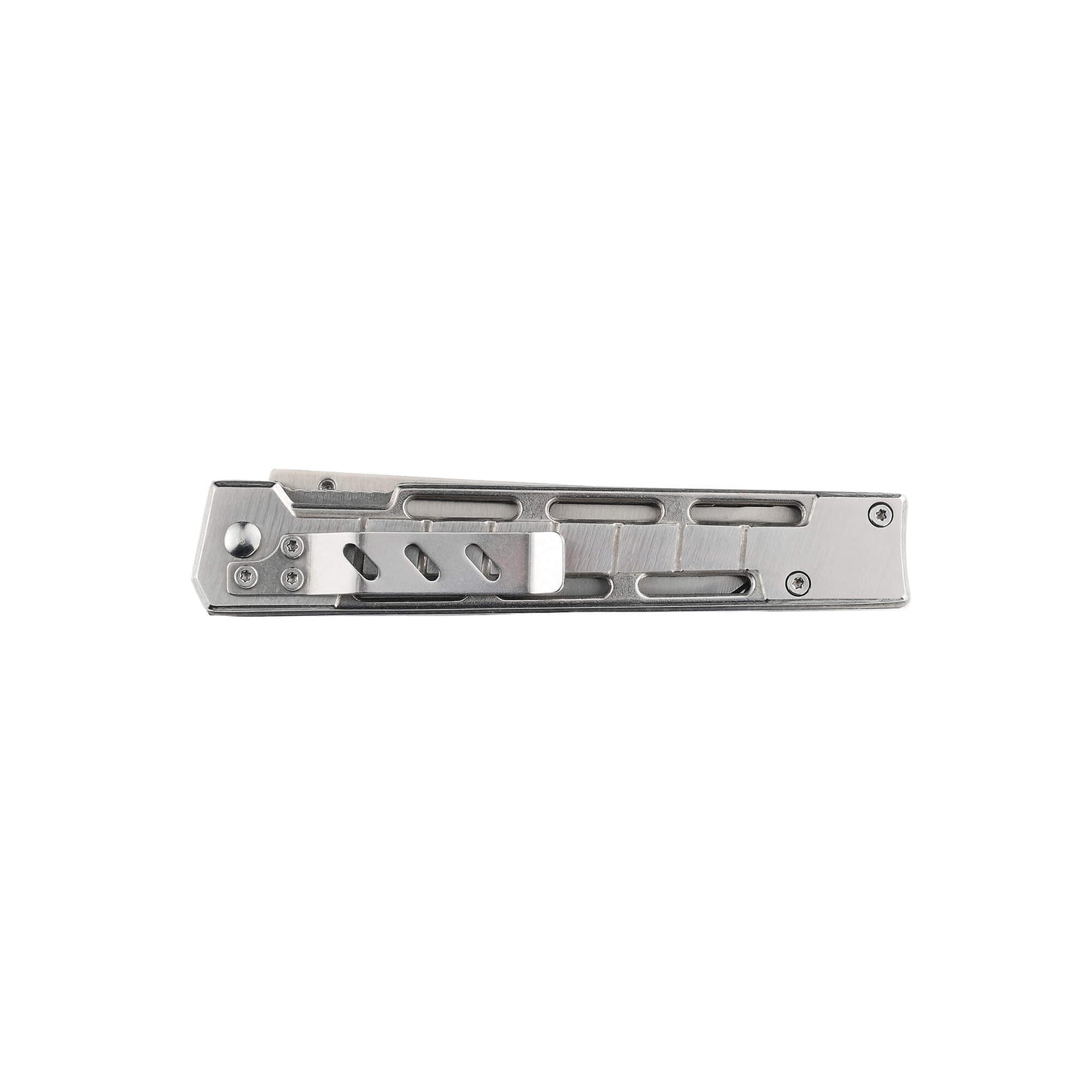 Folding knife Sling Reap from Mavik Gear with 440C steel american tanto blade, aluminum alloy handle, and hip clip.