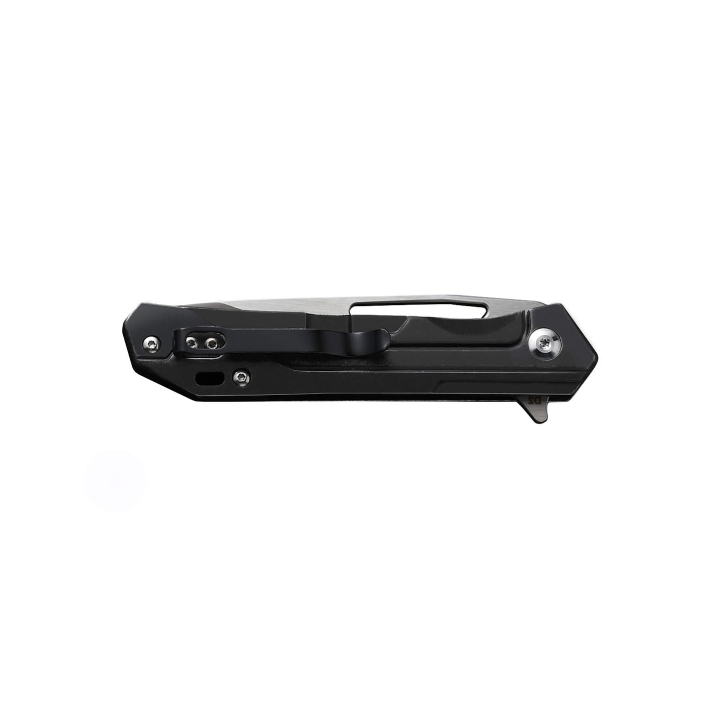 Folding camping knife Solem from Mavik Gear with D2 drop point blade, Aluminum Alloy handle, pocket clip, and lanyard hole.