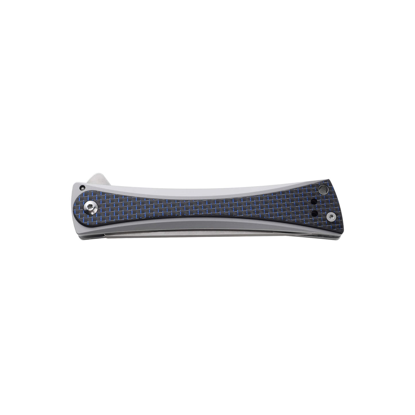Folding knife Tribe from Mavik Gear with american tanto blade, Carbon Fiber and Steel handle, lanyard hole and hip clip.