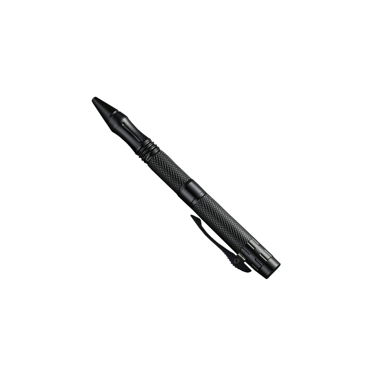 Mavik Pen: dual-action tool with a luxury black ink pen, a concealed 440C double-edge dagger blade, and Zinc Aluminum handle.