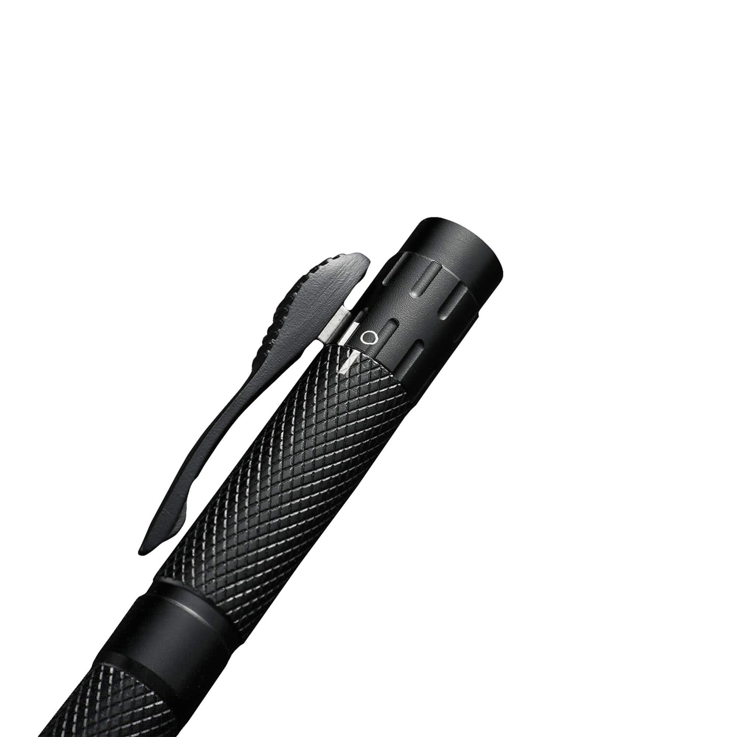 Mavik Pen: dual-action tool with a luxury black ink pen, a concealed 440C double-edge dagger blade, and Zinc Aluminum handle.