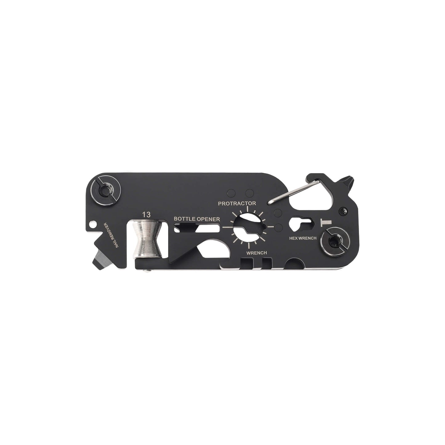 TSA-compliant Mavik Gear Multihelper made of 420 Steel, with 30 functions, perfect for outdoor and every day carry.