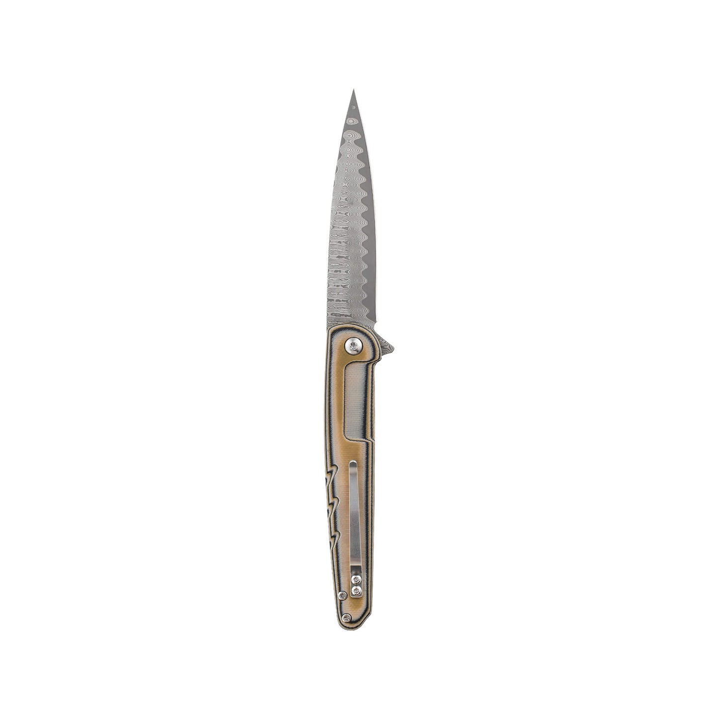 Compact Alicer folding knife with 3.32" 440C stainless steel blade, 4.56" G10 handle, and advanced grip. Weighs .18lbs