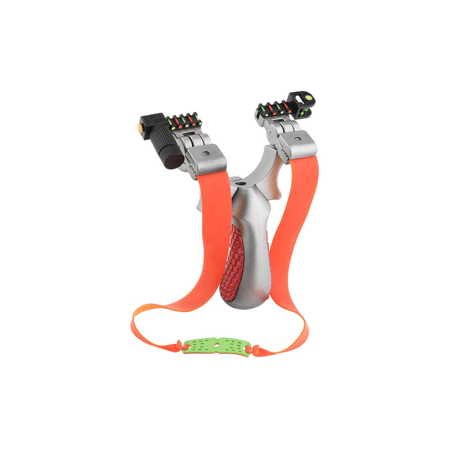 Ballista 14 Tactical slingshot with non-slip grip, curved handle for comfort, made of Stainless steel, ABS, Redwood.