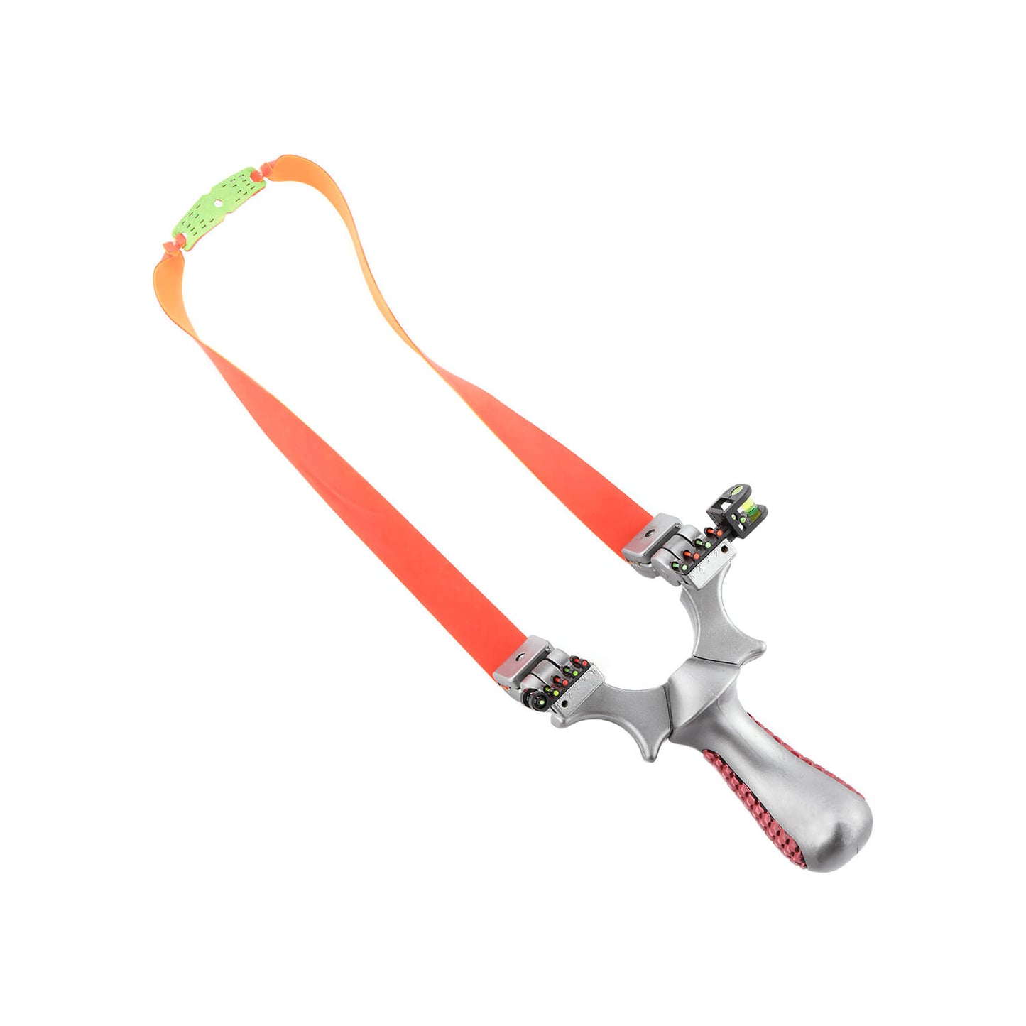 Ballista 14 Tactical slingshot with non-slip grip, curved handle for comfort, made of Stainless steel, ABS, Redwood.