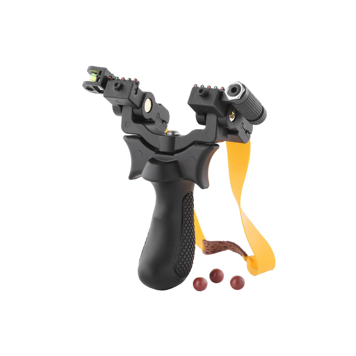Ballista 15 Tactical slingshot with non-slip grip, curved handle for functionallity and comfort, made of  ABS and Gradienter.